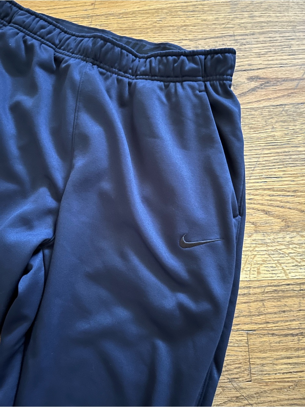 Mens NIKE Navy Therma-Fit Joggers size Large
